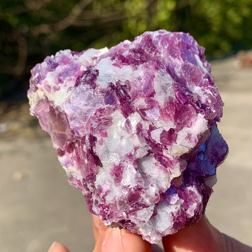 170G Natural purple lepidolite specimen Crystal Specimen Healing- Museum Grade - 第 1/19 張圖片
