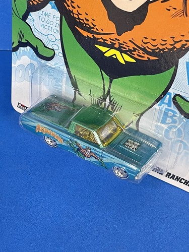 2012 Hot Wheels Pop Culture DC Comics Originals 1965 Ford Ranchero Aquaman - Picture 3 of 4