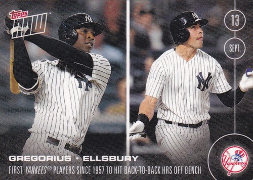 2016 Topps Now 451 Didi Gregorius / Jacoby Ellsbury