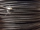SRML  BLACK  12 AWG 25' FT FIBER GLASS BRAID APPLIANCE HI TEMP WIRE MOTOR LEAD