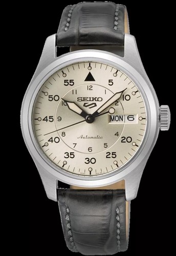 Seiko 5 Sports Automatic Inspired By Vintage 🫶Field Silver Sunray Dial SRPJ87K1