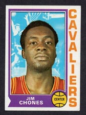 1974-75 Topps Basketball Card #6 Jim Chones Cleveland Cavaliers EX *eb