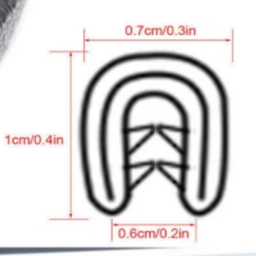 *33Ft Car Door Edge Guard Molding Trim Rubber Edge Strip Seal Protector U-Shape - Picture 12 of 21