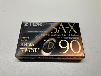TDK SA-X 90 MC Kassette Tape NEU und OVP 1992-1994