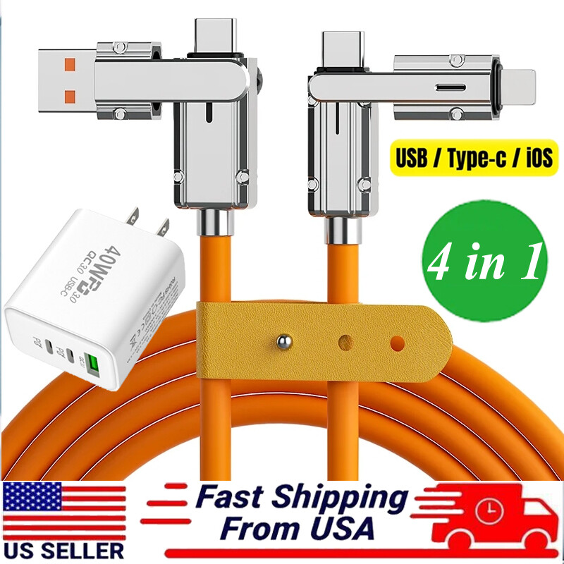 IN1 Multi Function Fast Charger Cable Cord For Google Pixel Pro XL 8a 