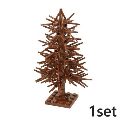Tree Pine Palm Spruce Cedar Cherry Bloom Bush Christmas Building Block for LEGO
