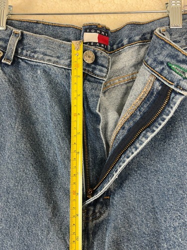 Vintage Tommy Hilfiger Jeans Mens Size 38 Baggy Y2K 90s 1990s Hip Hop Skater - Picture 8 of 13