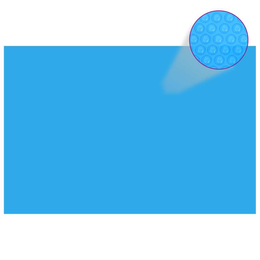 AX CopriPiscina Copertura Solare 3x2m Blu Film Galleggiante Camera Aria 0k 90676