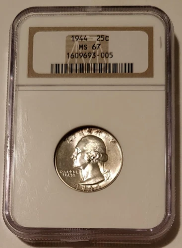 1944 Washington Quarter MS67 NGC
