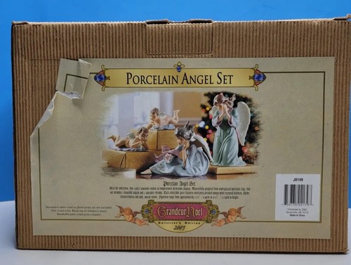 2003 Grandeur Noel Collector's Edition Porcelain Angel Set - Nice. - Picture 3 of 10