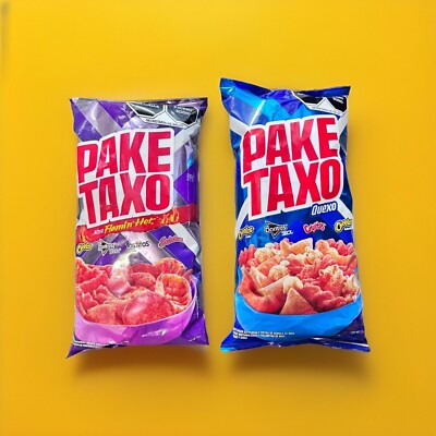  Mexican Chips Sabritas PakeTaxo Queso-Flaming Hot (8 Pack - x4 Each - 70g)