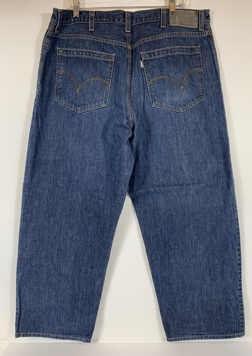 90's Levi's Silver Tab baggy 38×36 Vintage 90's Levis SilverTab Mens Baggy Fit Jeans Sz 38