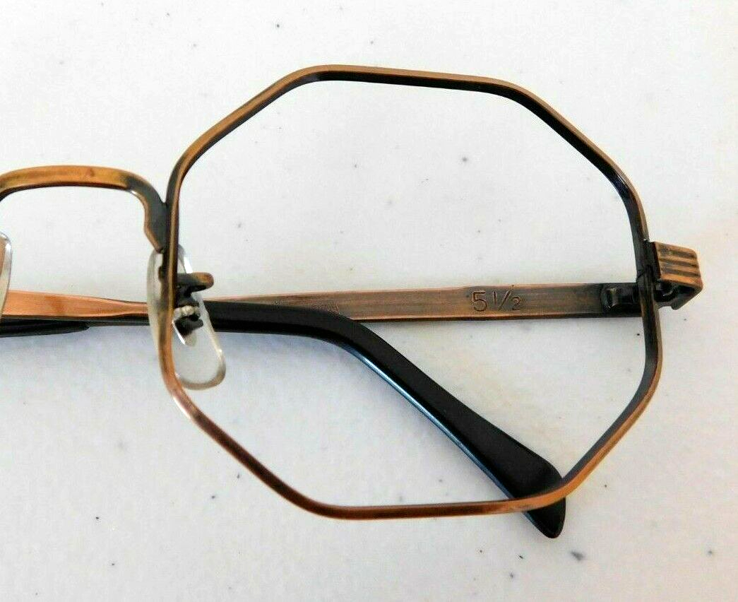 Vintage VICTORY OPTICAL 643-L.C. Ant. Bronze 56/20 Eyeglass Frame