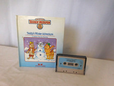 Teddy Ruxpin Teddy  s Winter Adventure Book  Tape 1980s Worlds of Wonder Vintage