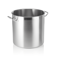 Suppentopf Topf Kochtopf Aus Edelstahl 50 L 34,5X41 Cm Neu