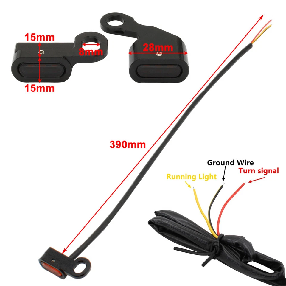 LED Front Turn Signals Running Light For Harley Sportster S 1250 RH1250S 2021-23 - Image 2 of 4