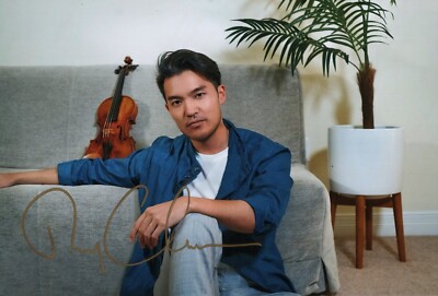 RAY CHEN - original signiertes Großfoto 20 x 30 cm Autogramm signed Violinist