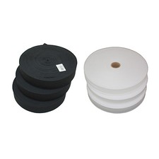 High Quality Flat Woven Elastic 15mm - 80mm Black & White Sewing Dressmaking