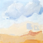 Original Oil Painting Modern Abstract Landscape Small Works Collect Fine Art — photo 1