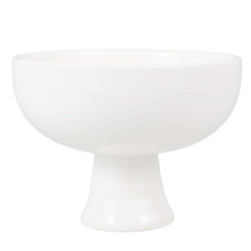 Round Pedestal Bowl Decorative Table Centerpiece Goblet Ice Cream Fruit Serving