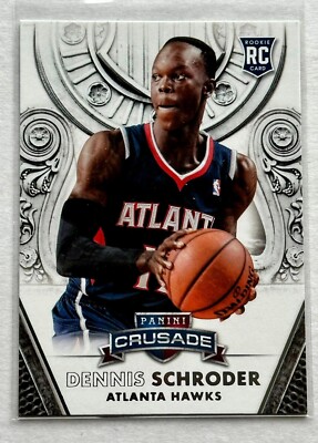 2013-14 Panini Crusade Rookie Card #117 Dennis Schroder RC Atlanta Hawks