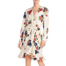 Tory Burch Printed Silk Wrap Dress  NWT 10