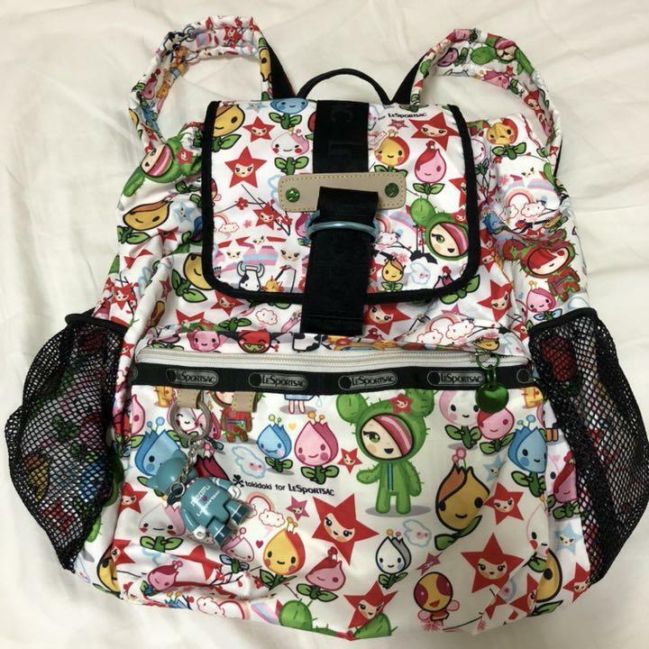 tokidoki for LESPOROTSAC バッグ LeSportsac tokidoki Crossbody Bag Women With Keyring Rainbow