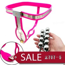 Stainless Steel Chastity Belt Men Cage Device with Cage Adjustable Belt for Men