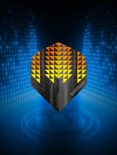 Prism Alpha Triangles Black  Orange Extra Thick