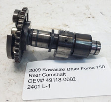 2009 KAWASAKI BRUTE FORCE 750 REAR CAMSHAFT OEM#49118-0002 2401(L-1)