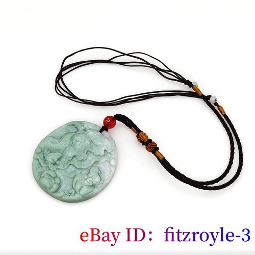 Jade Frog Pendant Real Lotus Natural Green Gift Luxury Man Necklace Jewelry - Picture 6 of 6