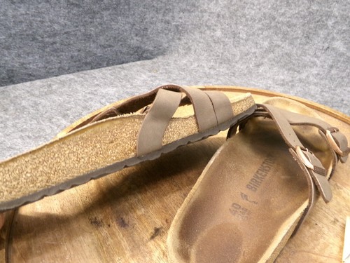 Sandalias Birkenstock Para Mujer Yao Balance Mocha Marrón Birkibuc Talla 40 EE. UU. 9 Estrechas - Imagen 6 de 9