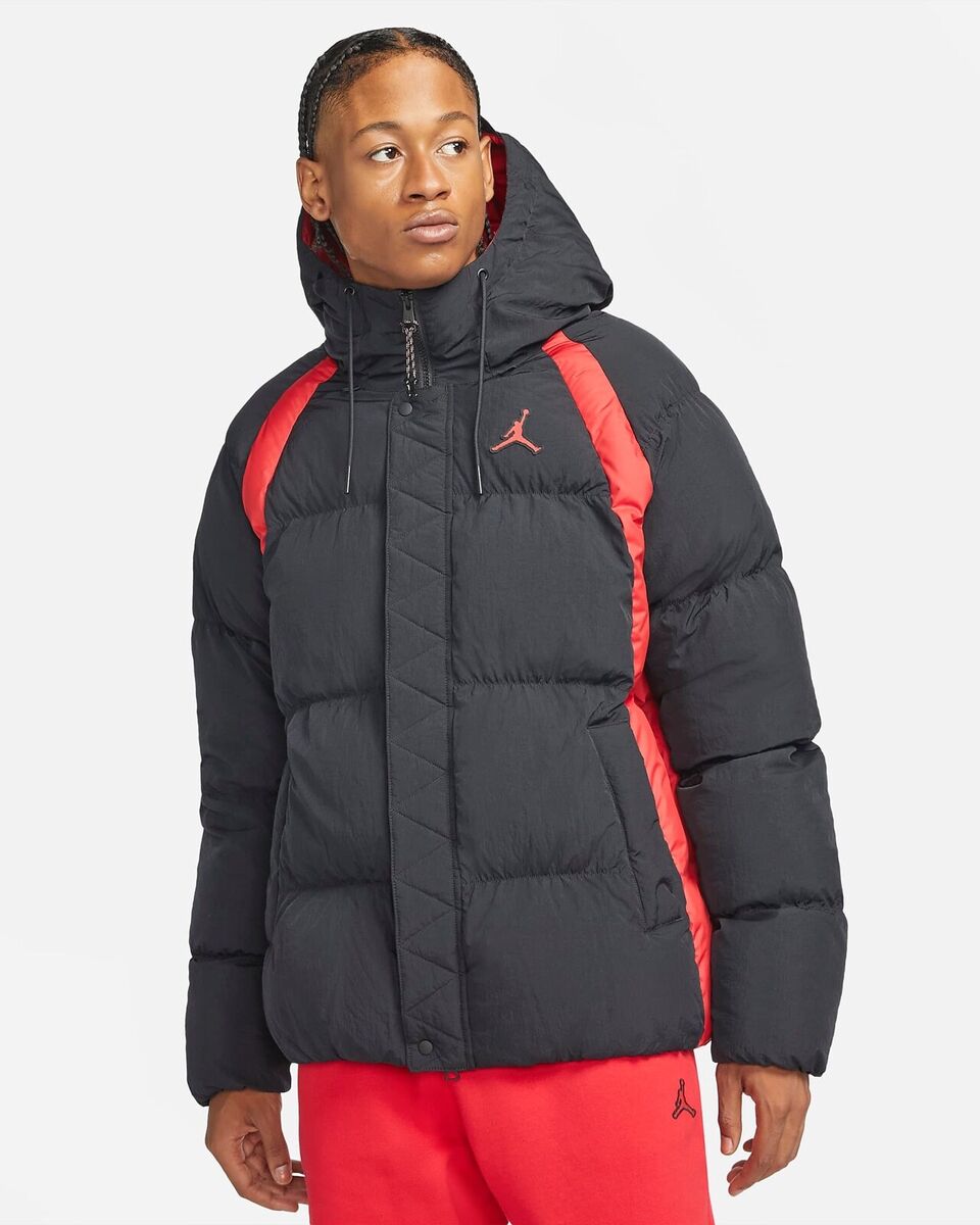 Nike Men's Air Jordan Essentials Puffer Jacket NEW BRED Med and Large $185