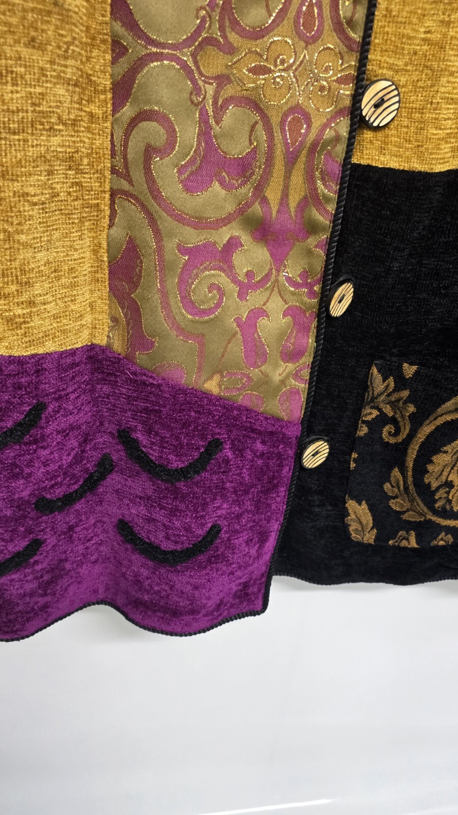 Stunning Tapestry/Patchwork Indigo Moon Long Tuni… - image 6