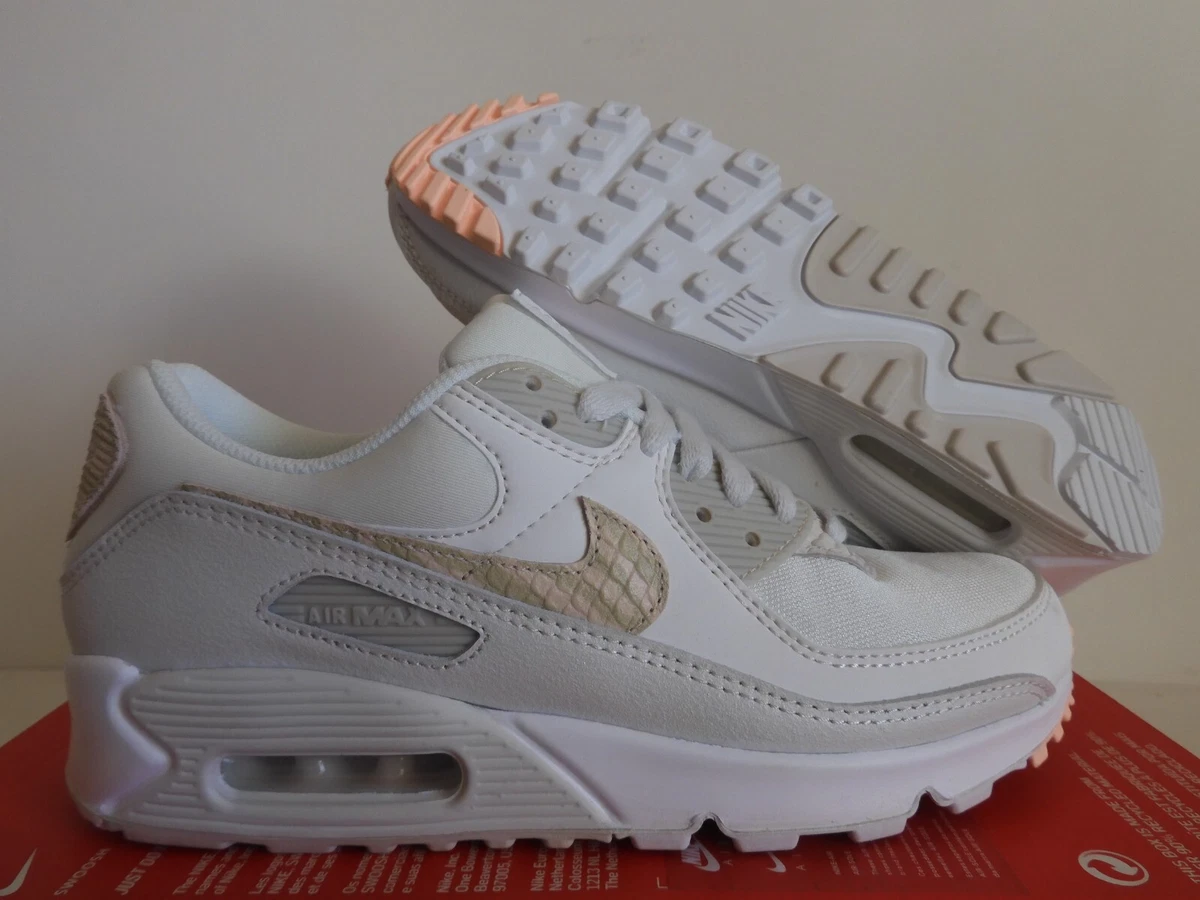 WMNS NIKE AIR MAX 90 SE SUMMIT WHITE-SUMMIT WHITE SZ 8 [CV8824-100