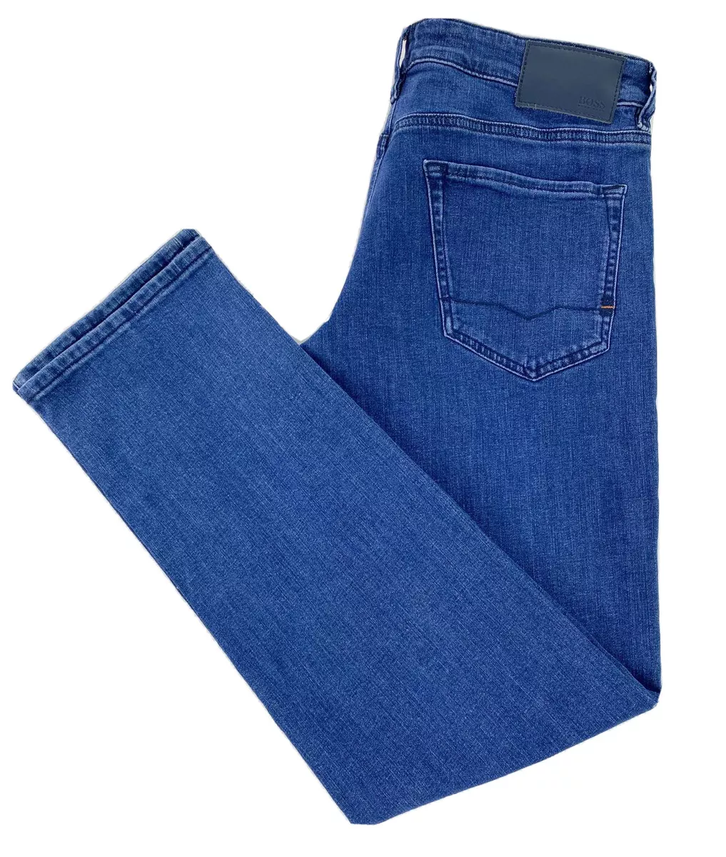 Boss Blue 030 Maine Fit Jeans -030 Maine | eBay