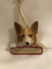 Pet Breed Christmas Ornament  Corgi  Dark Or Lite