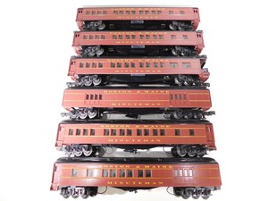 Williams-O-Gauge-Boston-amp-Maine-Minuteman-Passenger-Car-Set-M203-C-129