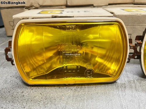 CIBIE IODE 95 FOG LIGHT PROJECTEURS Yellow lens 2 Pcs. NOS Made in France - Picture 3 of 9