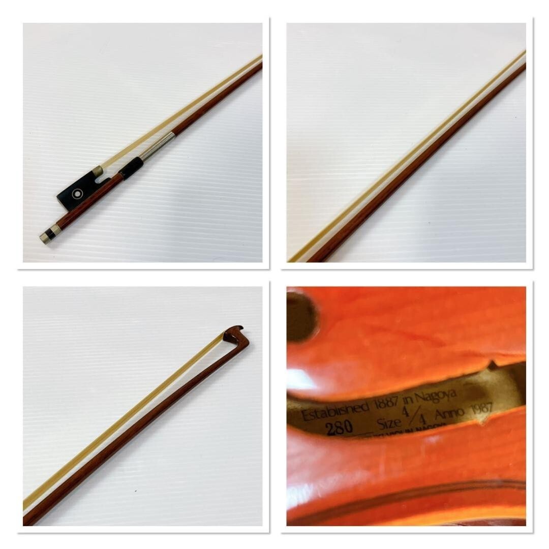 Suzuki Violin No.280 4/4 Made in 1987 In good condition from