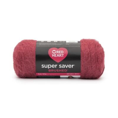 Red Heart Super Saver Gebürstete Aran Wolle Soft Brick 141g