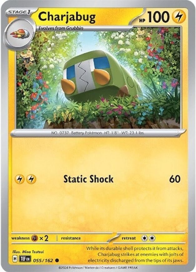Pokemon Charjabug (55/224) Temporal Forces LP