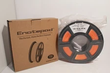 Enotepad 3D Printer Filament Silk PLA+ 1.75mm Orange Color 1kg Spool