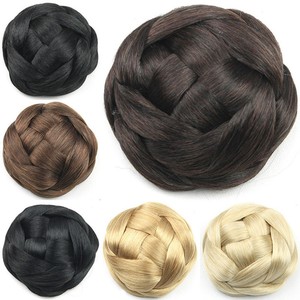 Lady S Bun Clip On Hair Extensions Synthetic Heat Resistant