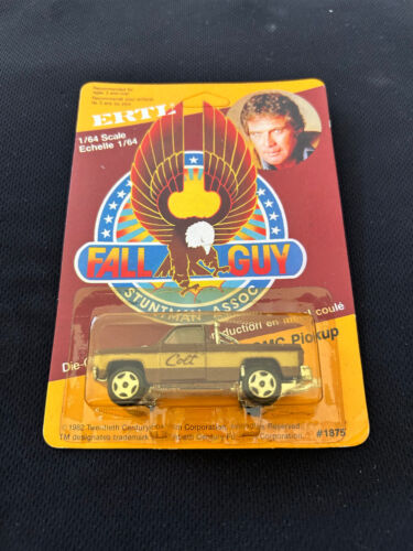 1982 ERTL " THE FALL GUY " COLT JEEP 1/64 SCALE UNOPENED & UNPUNCHED NICE CAR