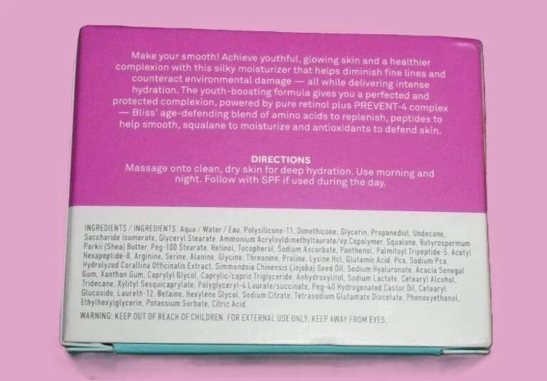 Bliss • Youth Got This • PREVENT-4 HIDRATANTE PROFUNDA 1 fl oz NUEVO Foto 4 de 4