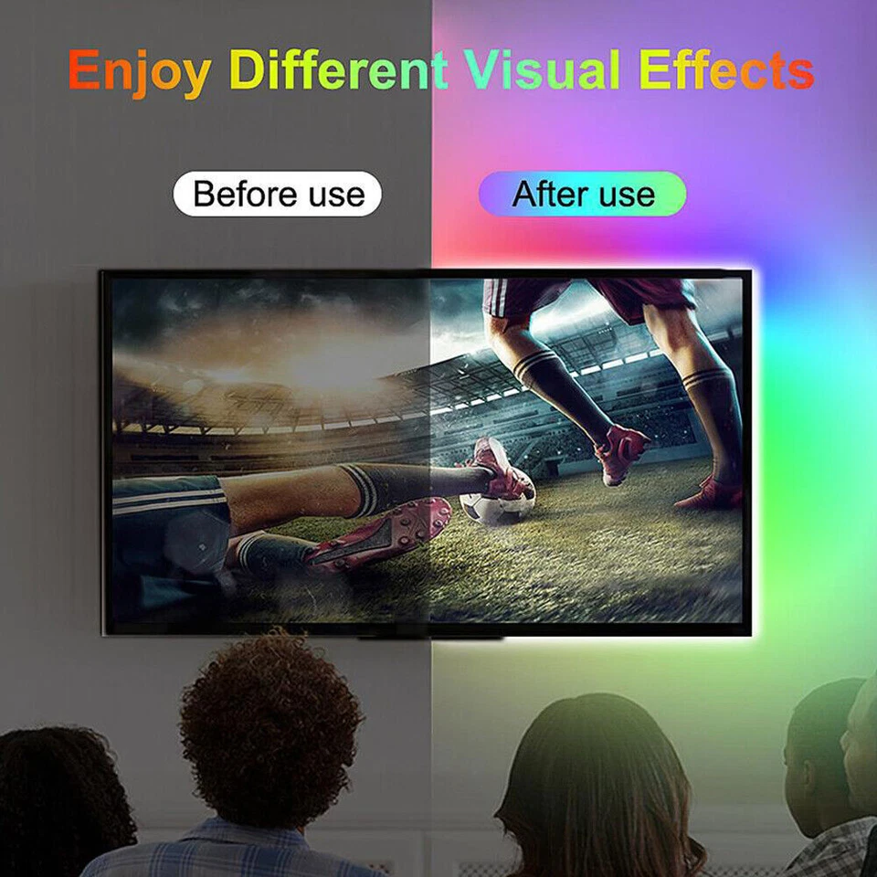 5M 12V 24V Wifi COB LED Streifen licht Pixel WS2811 RGB IC adressierbar stripe - Bild 2 von 4