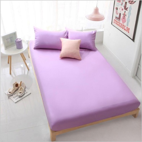 ALL SIZE POLY COTTON 2-3 PIECE FITTED SHEET BEDDING SET PILLOWCASE-NO FLAT SHEET - Picture 14 of 17