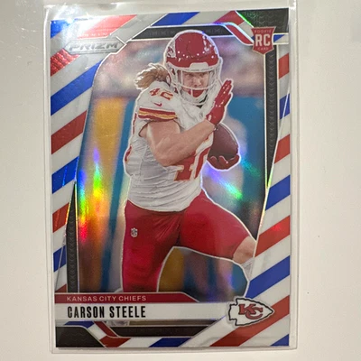Panini 2024 Prizm Football Carson Steele RC Kansas City Chiefs #317 - Bild 1 von 2