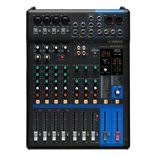 Yamaha MG10XUF MG SERIES 10 Kanal Mixer Disc Jockey Schwarz - Bild 1 von 4